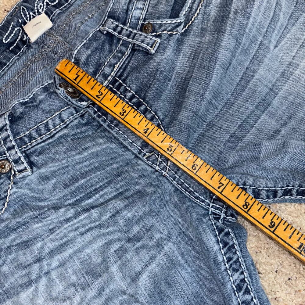 Silver Jeans Camden Rose Bell Bottom Womens 30x31 Medium Wash Low Rise Flare Y2K - Picture 3 of 8